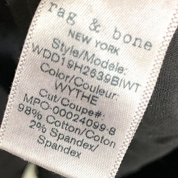 Rag & Bone Nina High-Rise Ankle Skinny NWT-30 - Picture 14 of 14